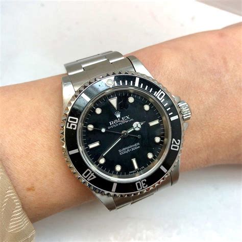 rolex submariner anchor 300m 1000ft|Rolex Submariner without date.